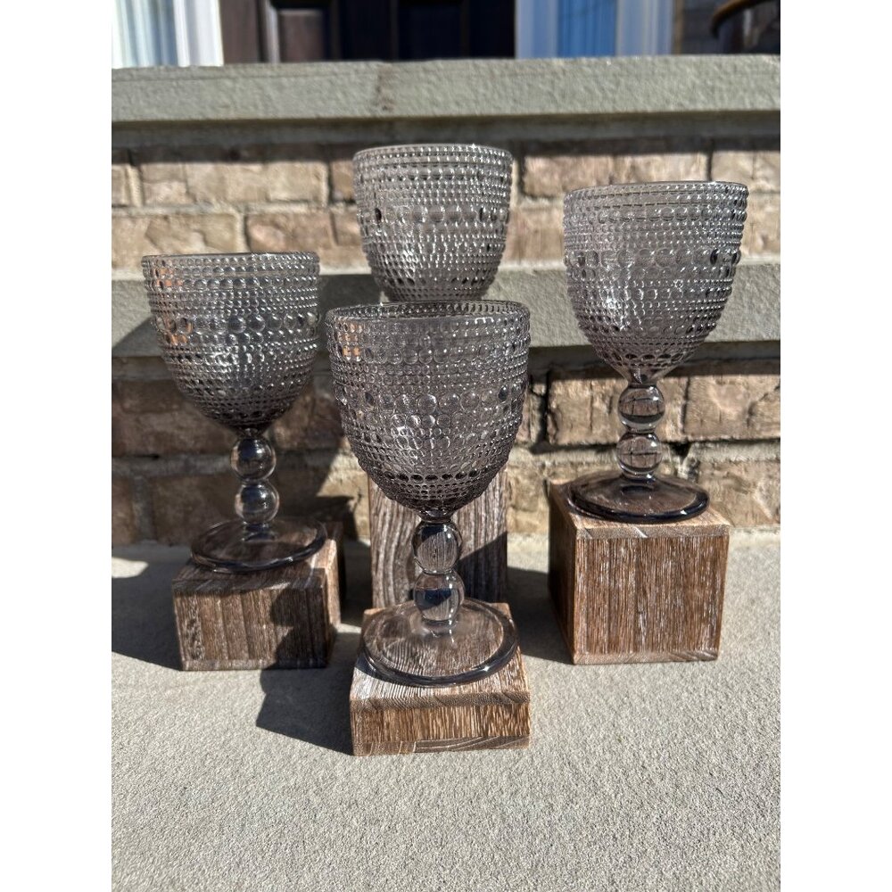 Vintage Inspired Wedding Wine Goblets.